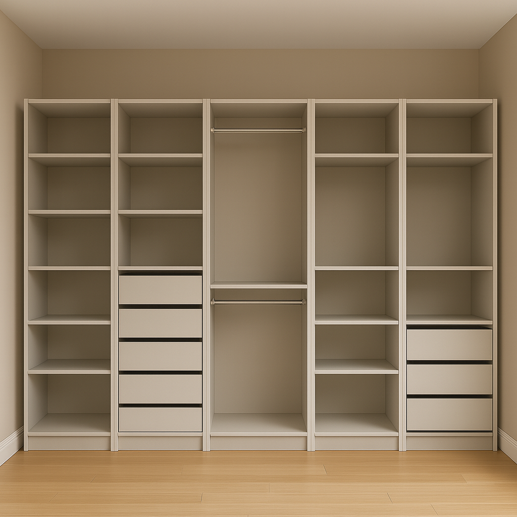 1–5 Module Closet Pack – CNC Files