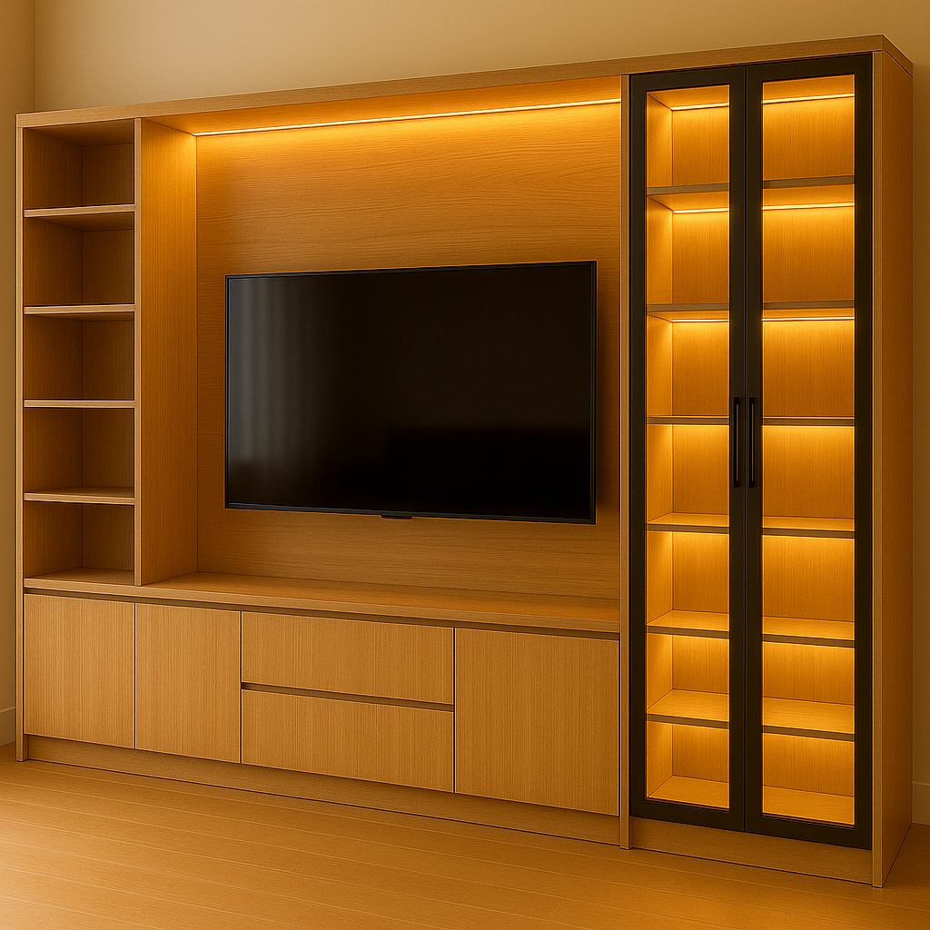 Custom Project – TV Unit or Office Unit (CNC Files)