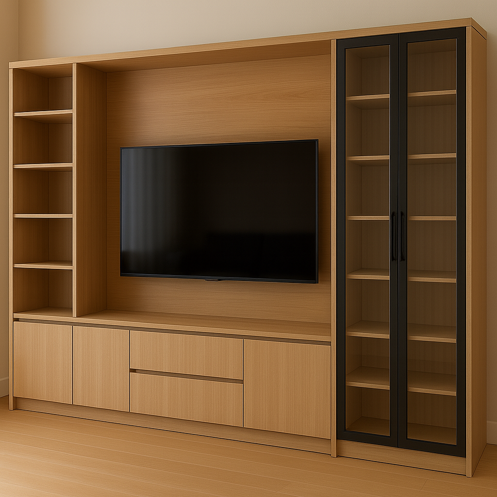 Custom Project – TV Unit or Office Unit (CNC Files)